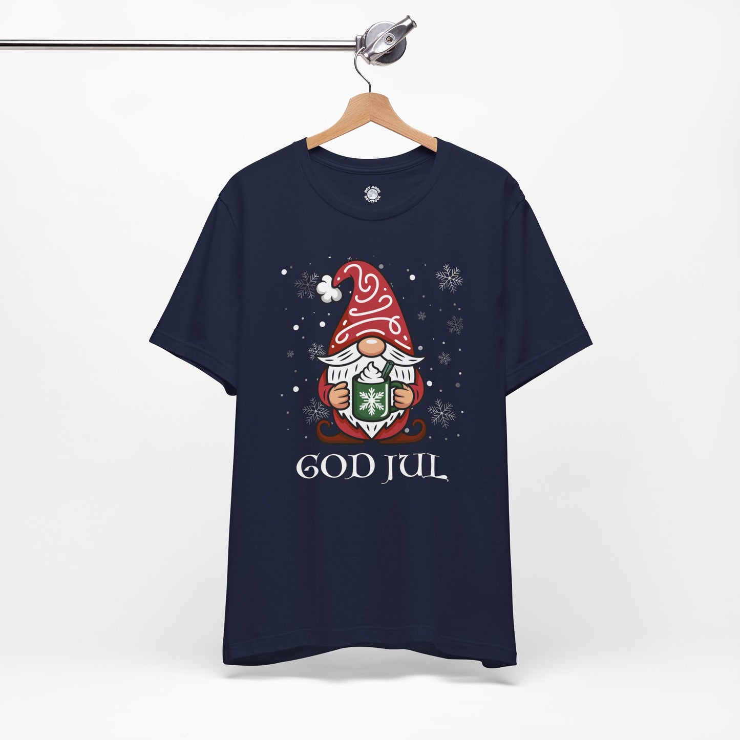 God Jul Gnome Tee, Swedish Merry Christmas Unisex T Shirt