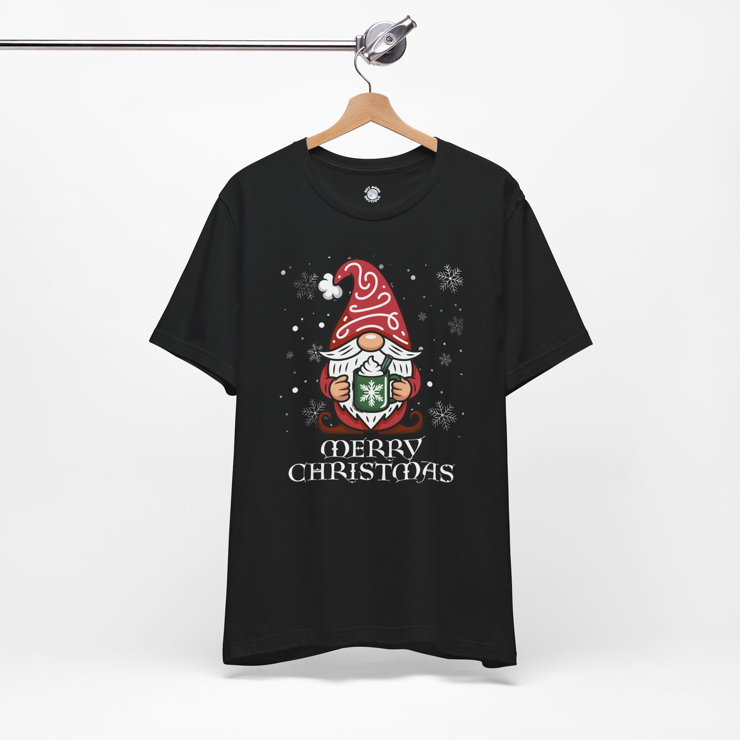 Merry Christmas Gnome Tee, Unisex Holiday T Shirt