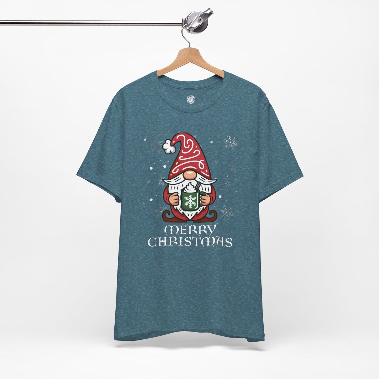 Merry Christmas Gnome Tee, Unisex Holiday T Shirt
