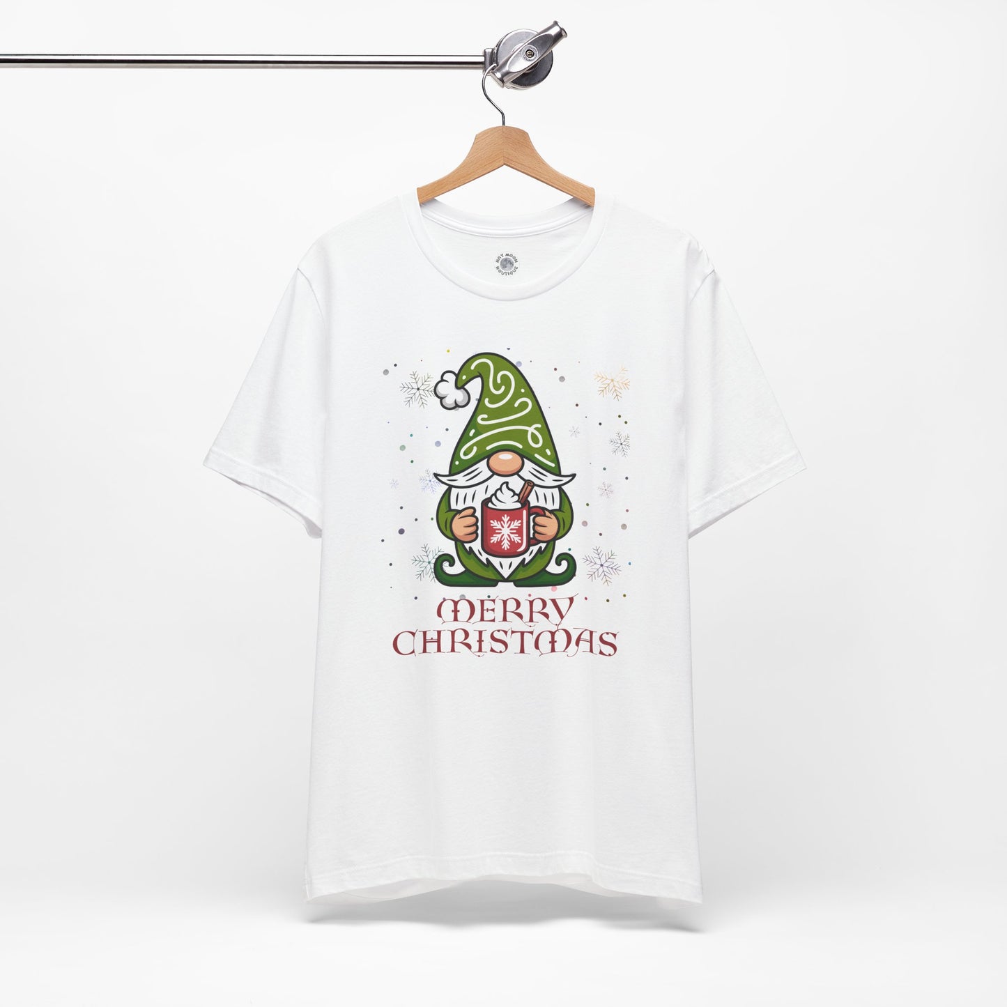 Merry Christmas Gnome Tee, Unisex Holiday T Shirt
