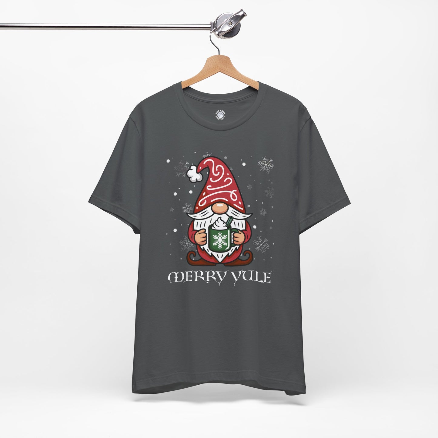 Merry Yule Gnome Tee, Scandinavian Merry Christmas Unisex T Shirt