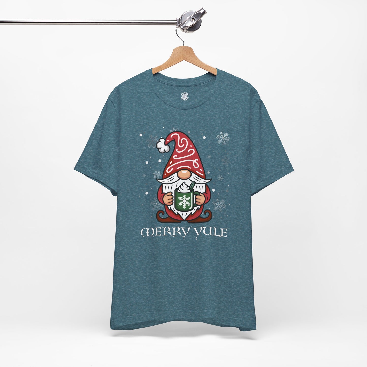 Merry Yule Gnome Tee, Scandinavian Merry Christmas Unisex T Shirt