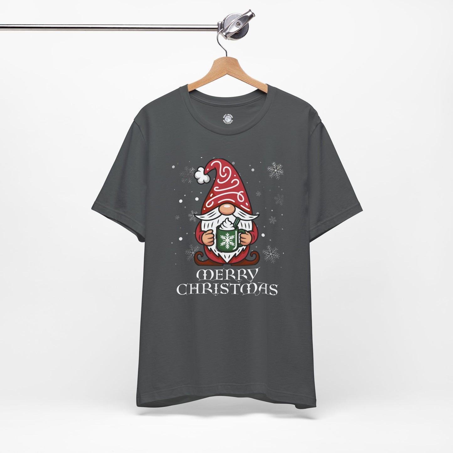 Merry Christmas Gnome Tee, Unisex Holiday T Shirt