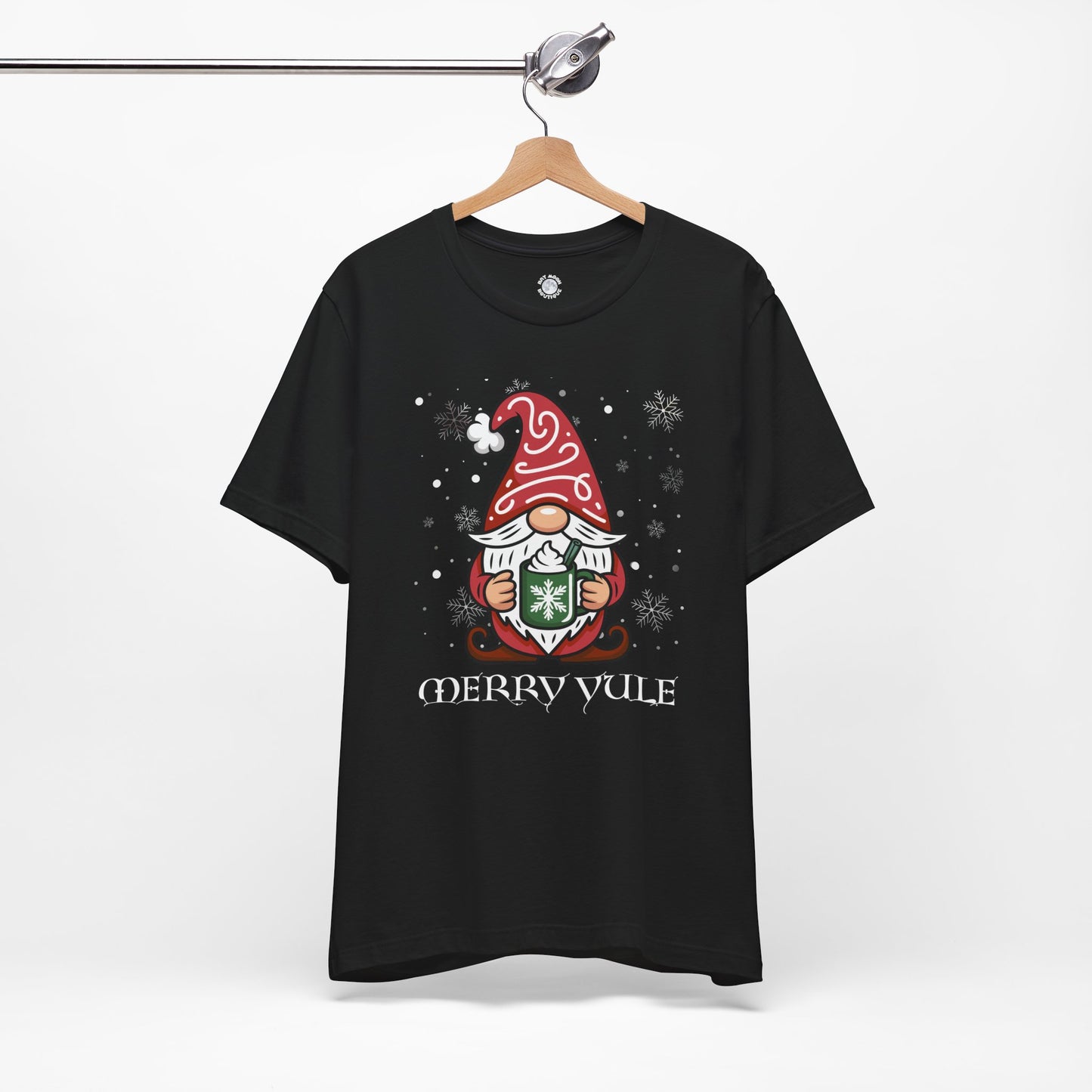 Merry Yule Gnome Tee, Scandinavian Merry Christmas Unisex T Shirt