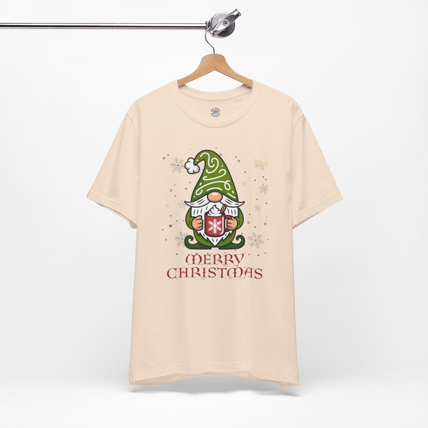 Merry Christmas Gnome Tee, Unisex Holiday T Shirt