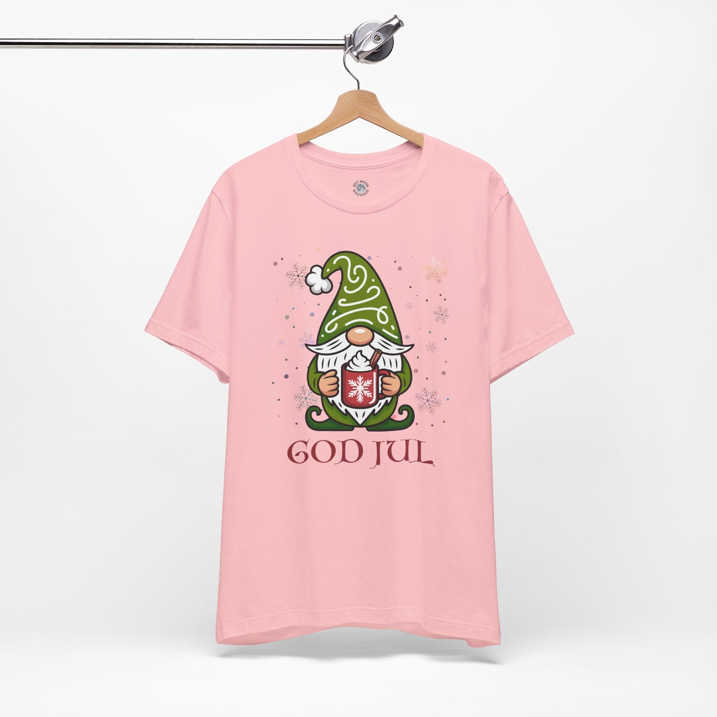 God Jul Gnome Tee, Swedish Merry Christmas Unisex T Shirt