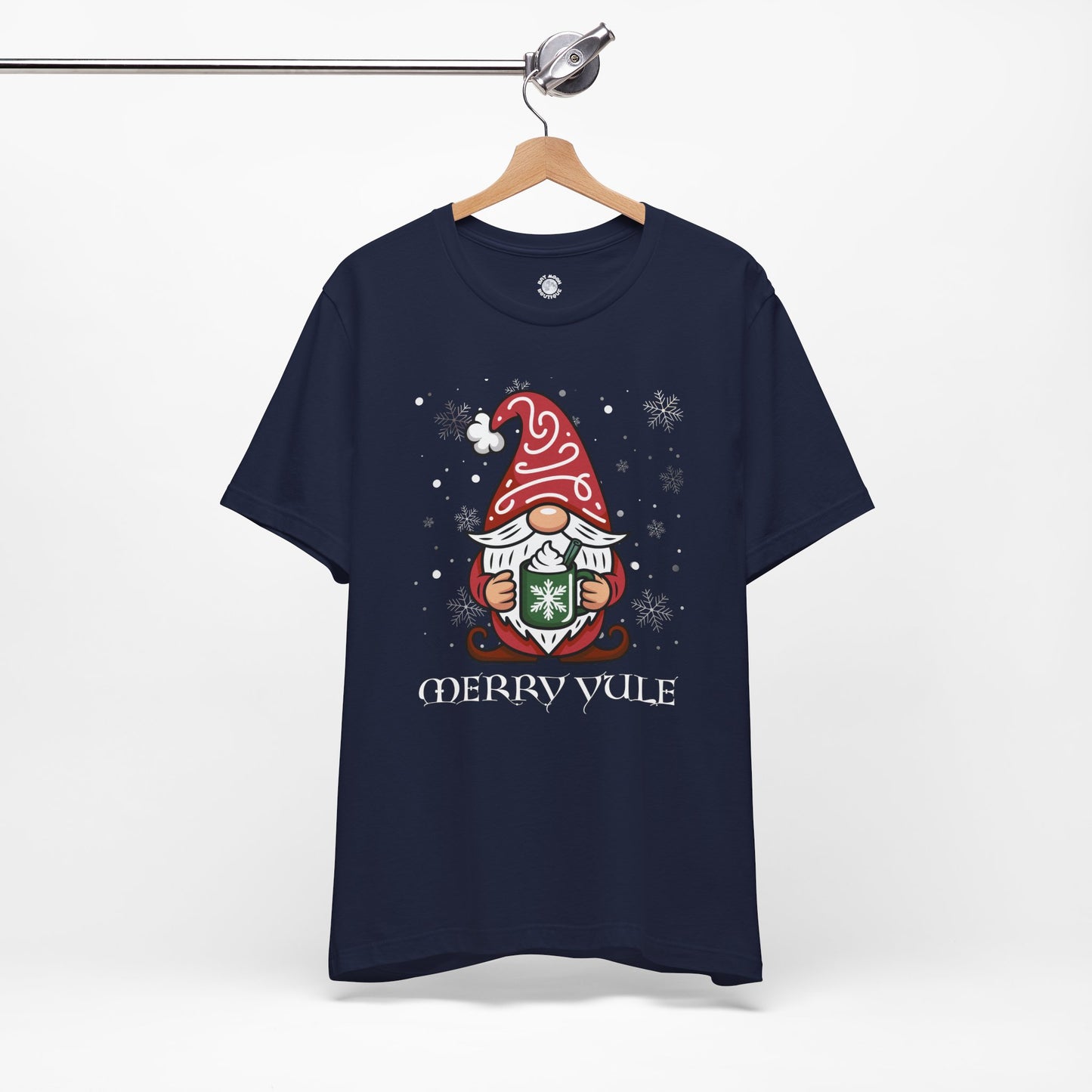 Merry Yule Gnome Tee, Scandinavian Merry Christmas Unisex T Shirt