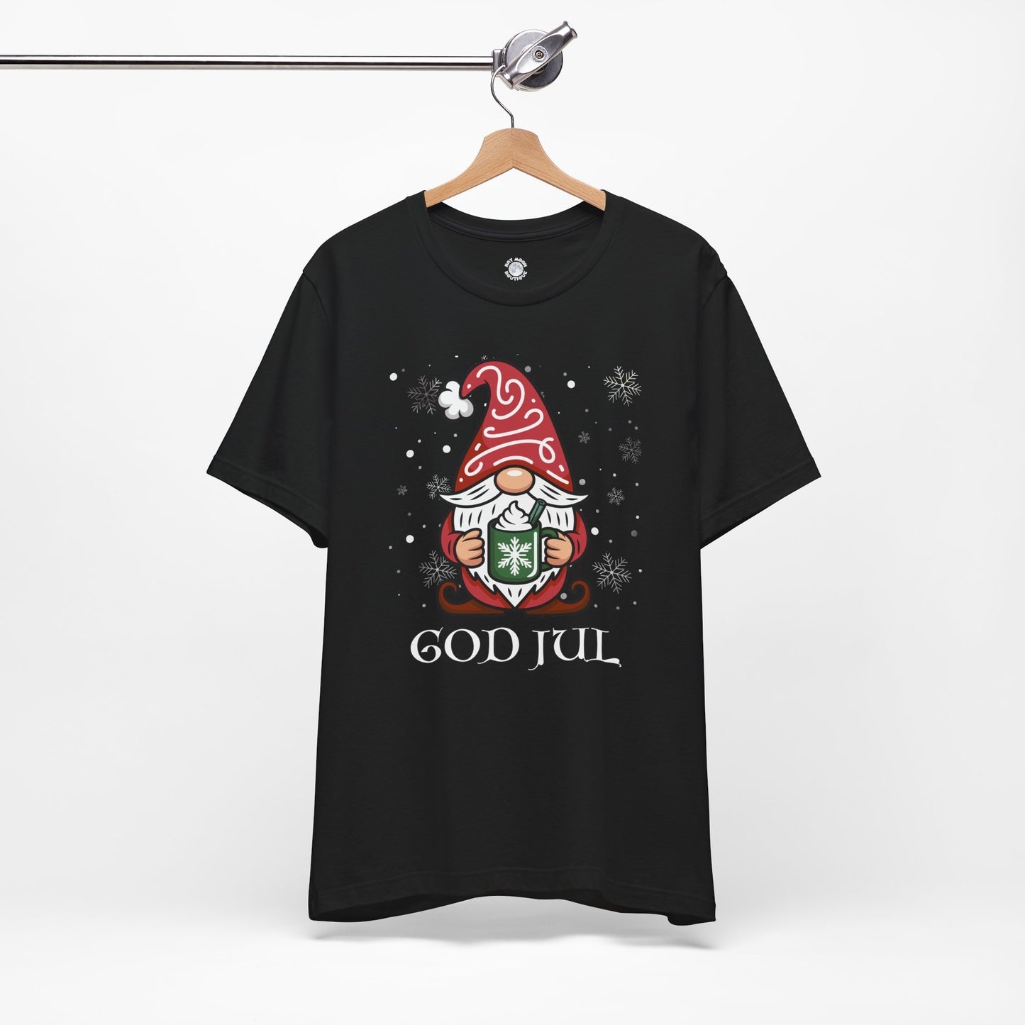 God Jul Gnome Tee, Swedish Merry Christmas Unisex T Shirt
