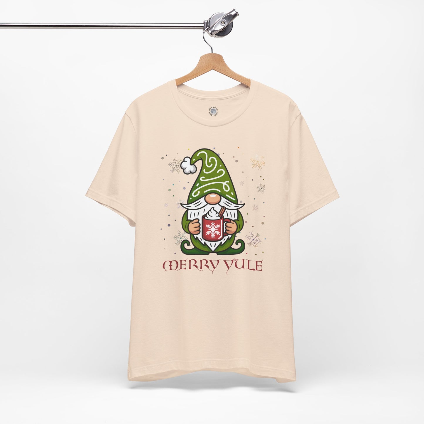Merry Yule Gnome Tee, Scandinavian Merry Christmas Unisex T Shirt