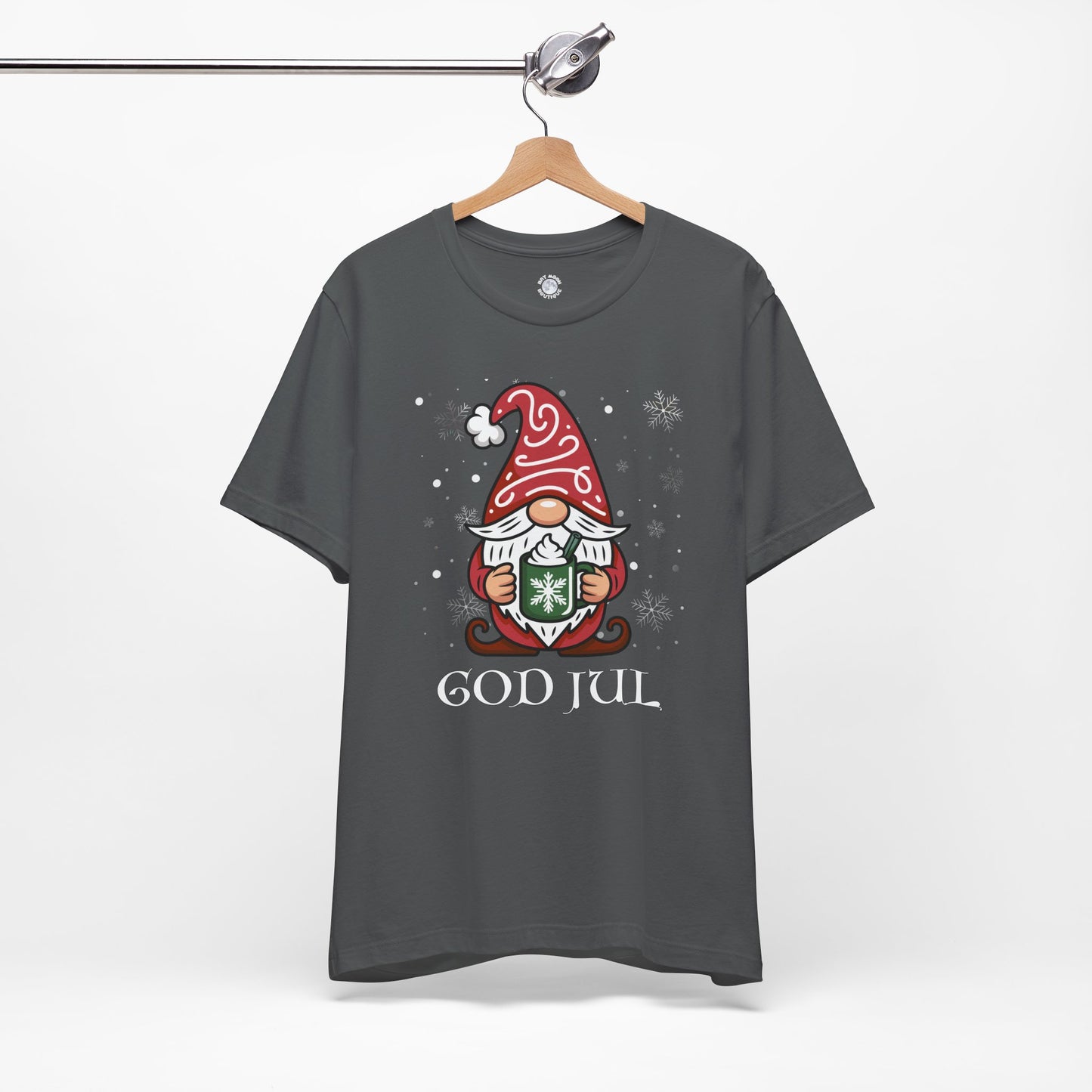 God Jul Gnome Tee, Swedish Merry Christmas Unisex T Shirt