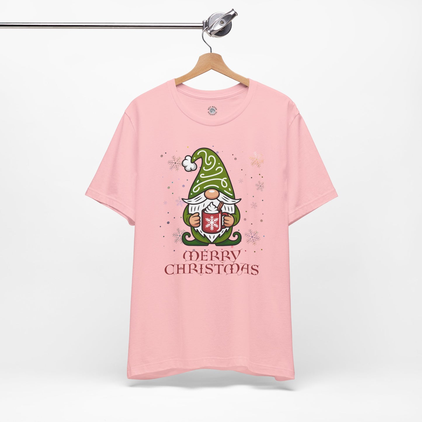 Merry Christmas Gnome Tee, Unisex Holiday T Shirt