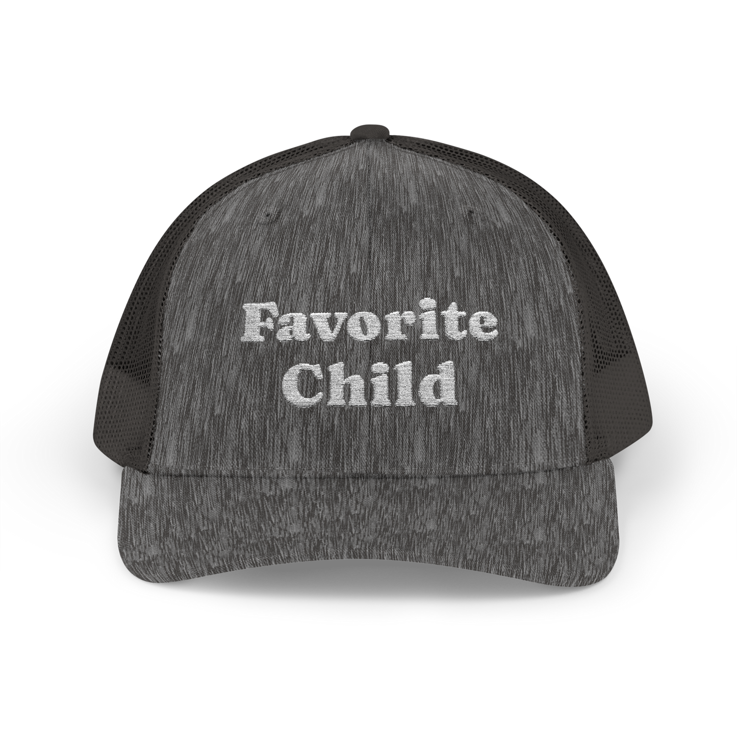 Embroidered "Favorite Child" Snapback Trucker Hat
