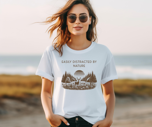 Easily Distracted by Nature Graphic Tee