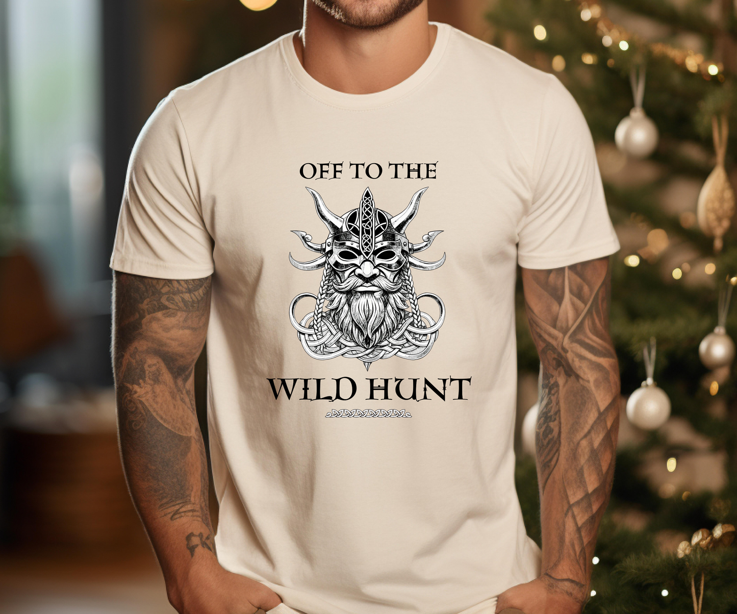 Off To The Wild Hunt Tee, Pagan Unisex Graphic T Shirt